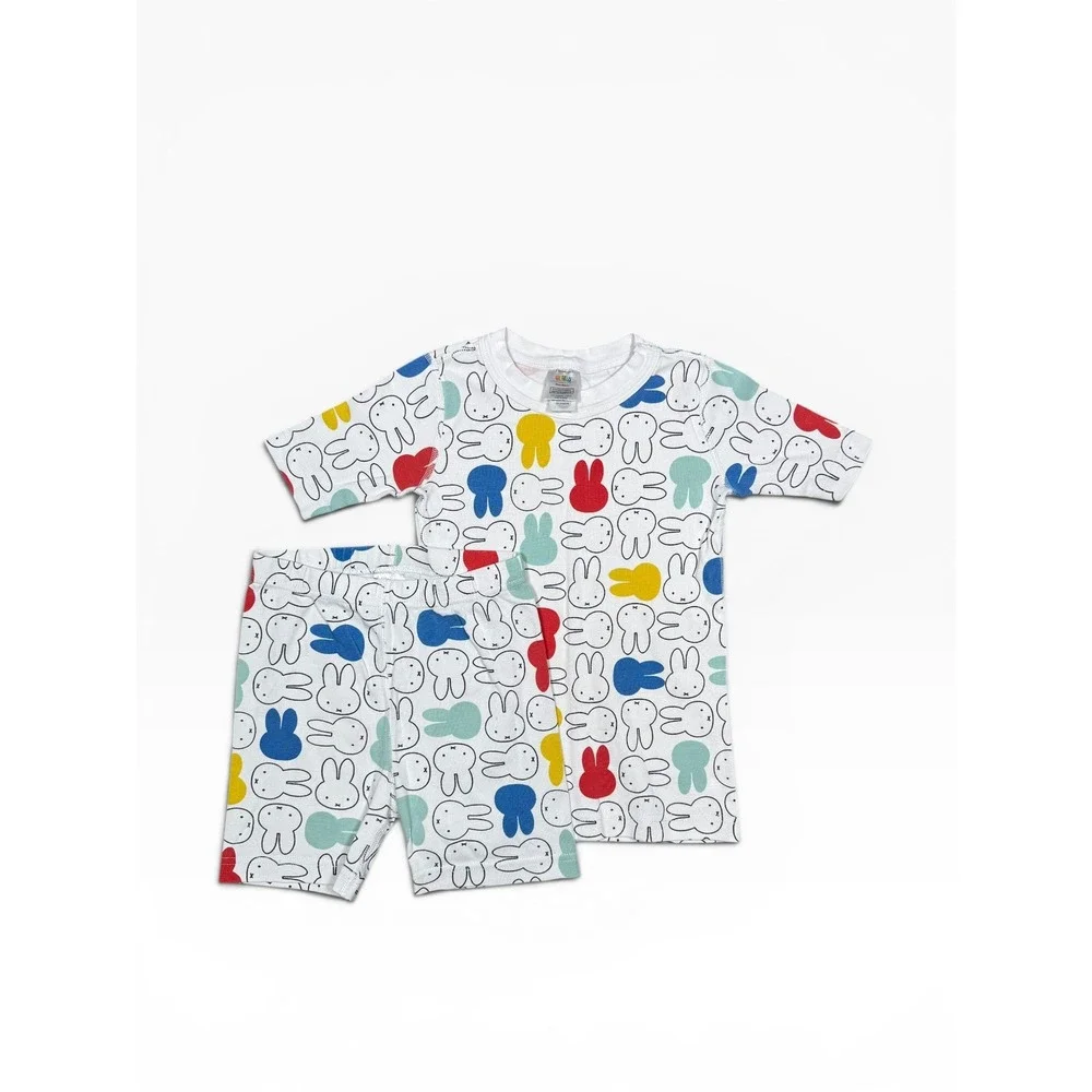Hanna Andersson Miffy Organic Cotton‎ Pajama Set Kids Size 8
